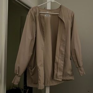 Women’s tan scrub jacket